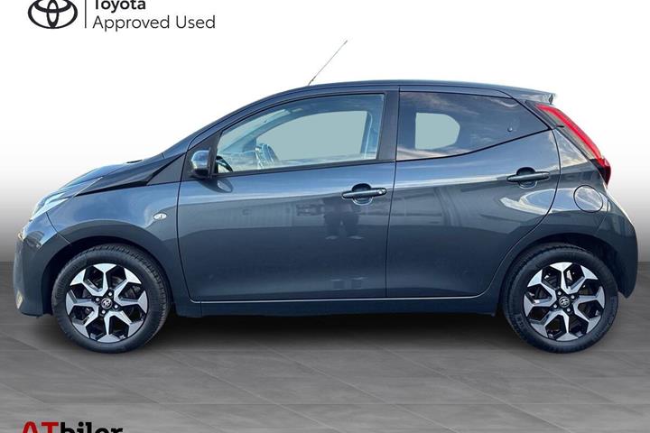 Grå Toyota Aygo fra 2020