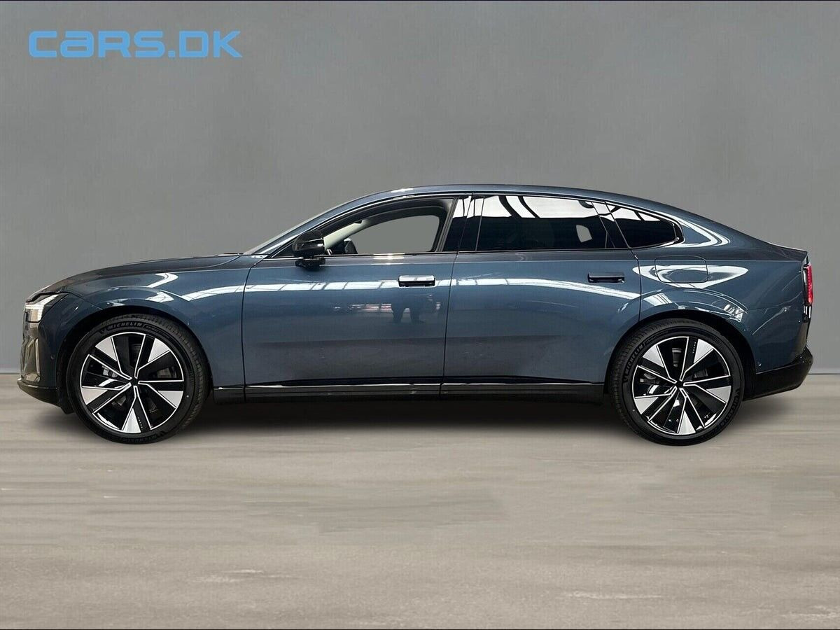 Blå Volvo ES90 fra 2026