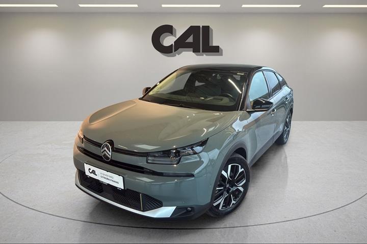 Grøn Citroën ë-C4 fra 2025 set udefra