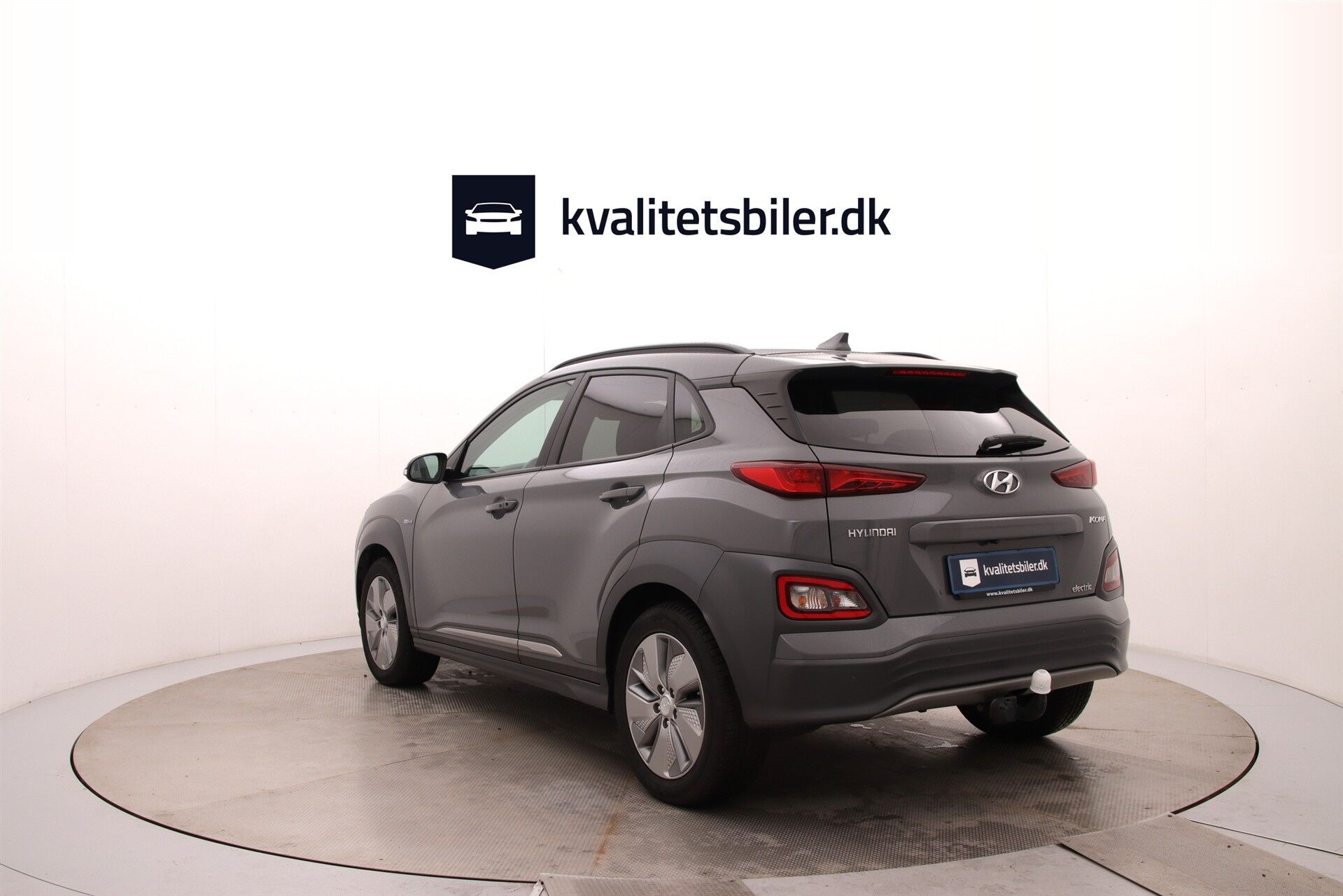 Grå Hyundai Kona fra 2020