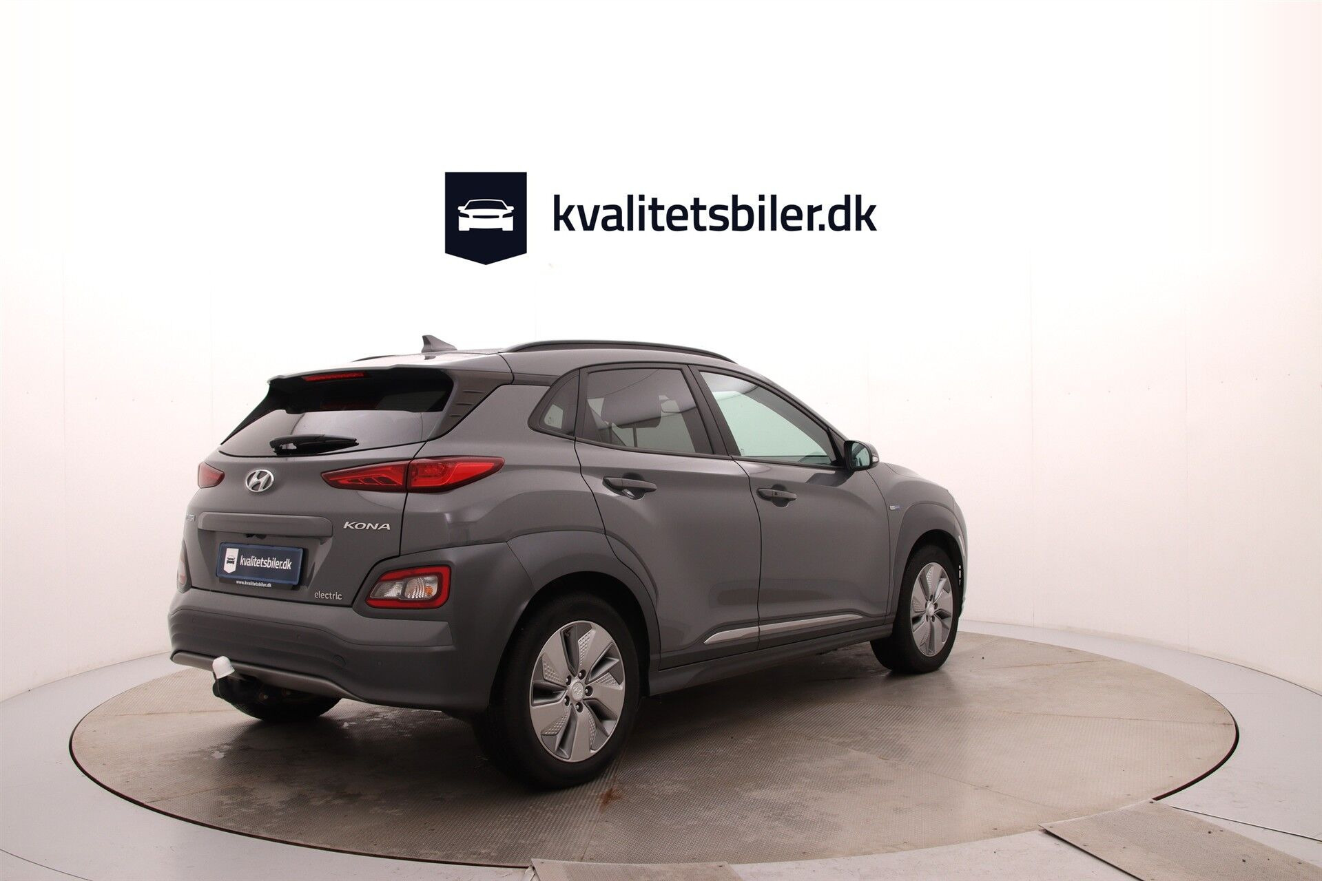 Grå Hyundai Kona fra 2020