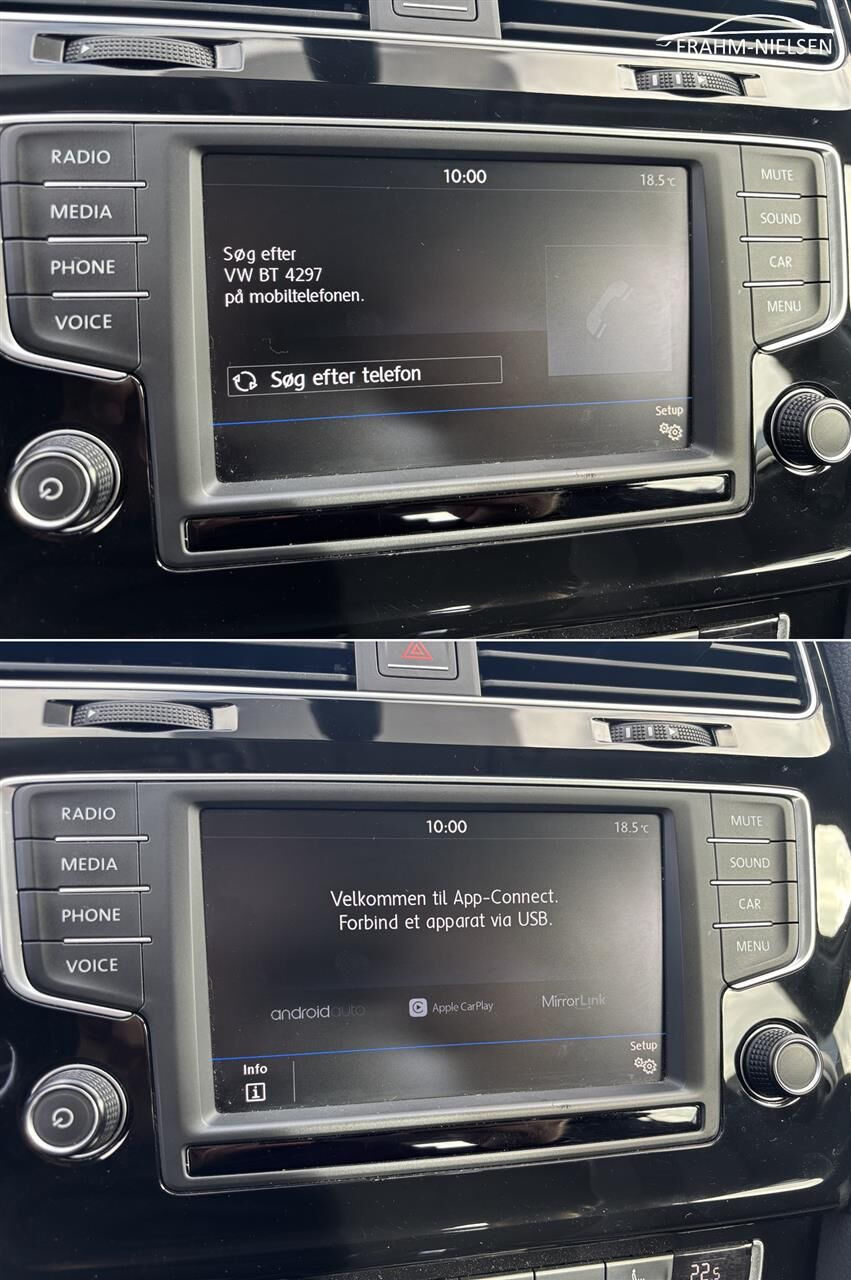 Hvid VW Golf fra 2016