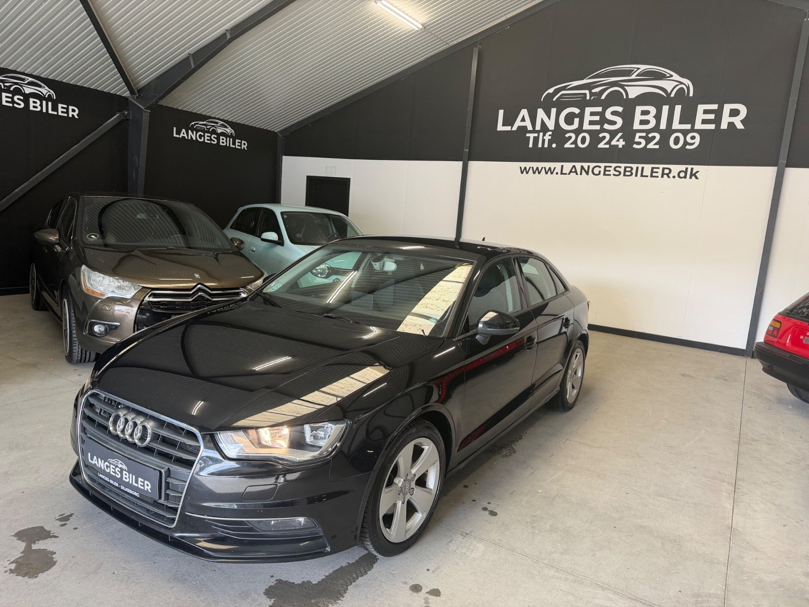 Sort Audi A3 fra 2015
