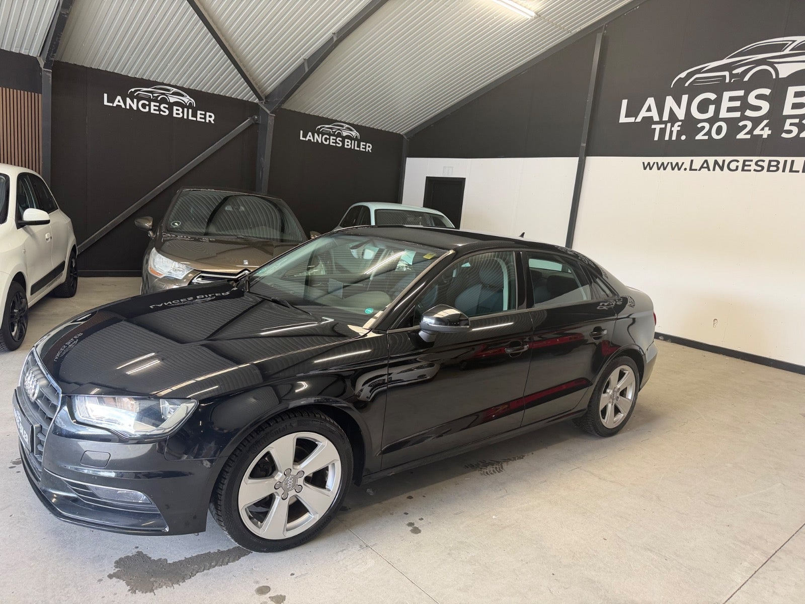 Sort Audi A3 fra 2015