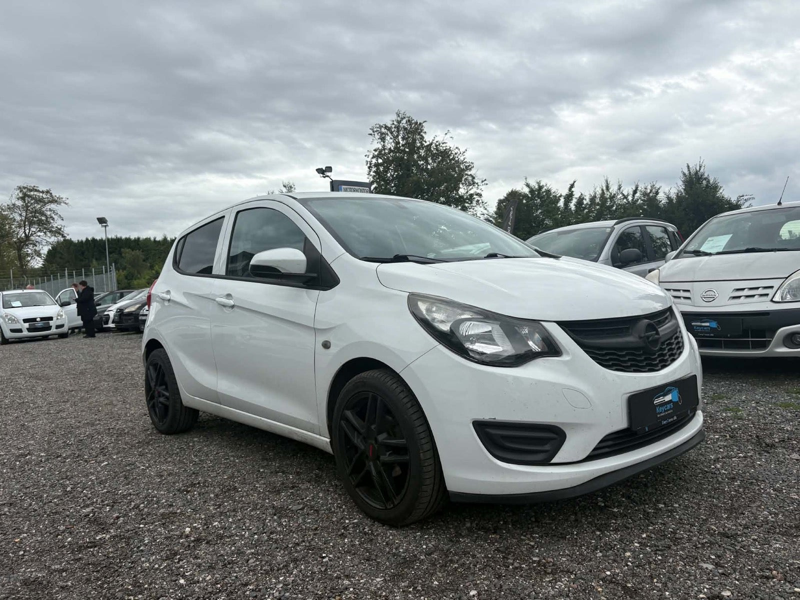 Hvid Opel Karl fra 2016