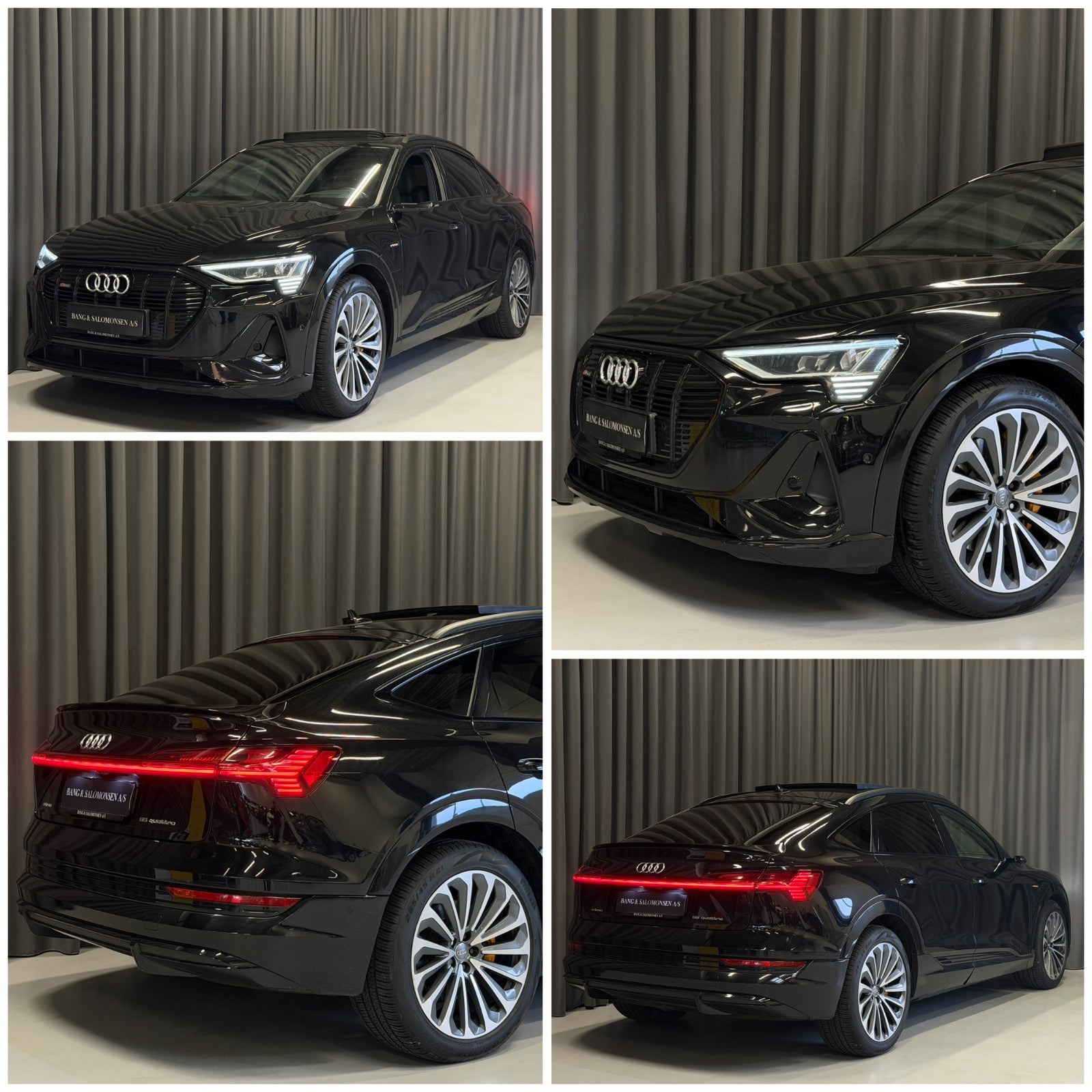 Sort Audi e-tron fra 2020