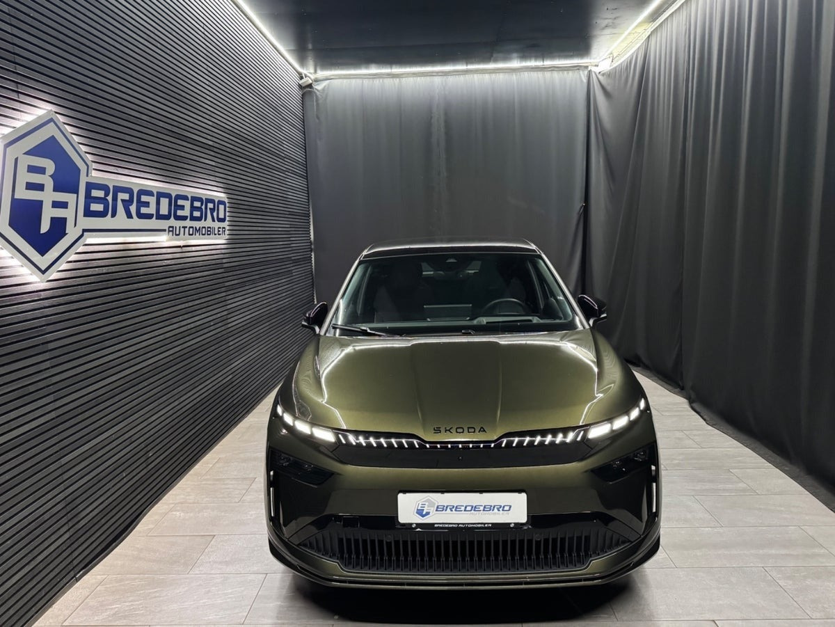 Grøn Skoda Enyaq fra 2026
