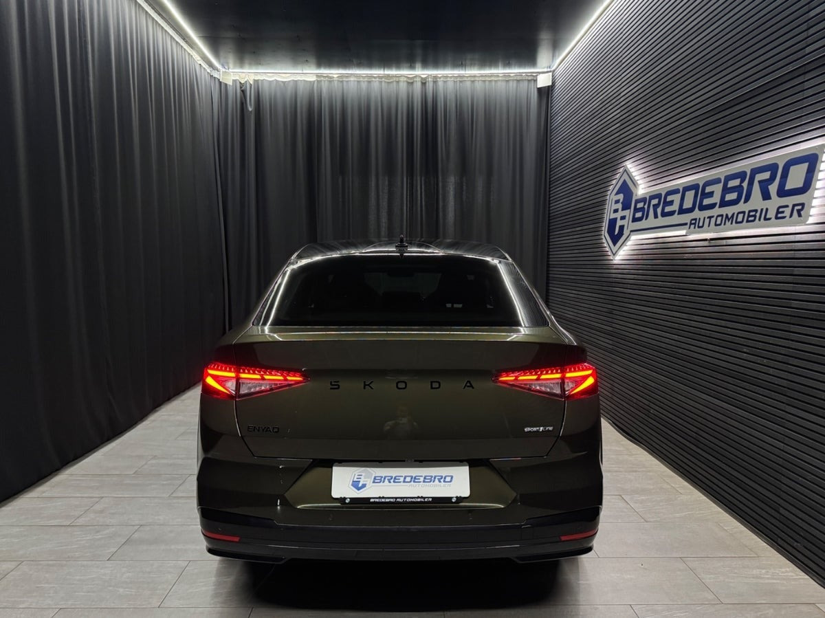 Grøn Skoda Enyaq fra 2026