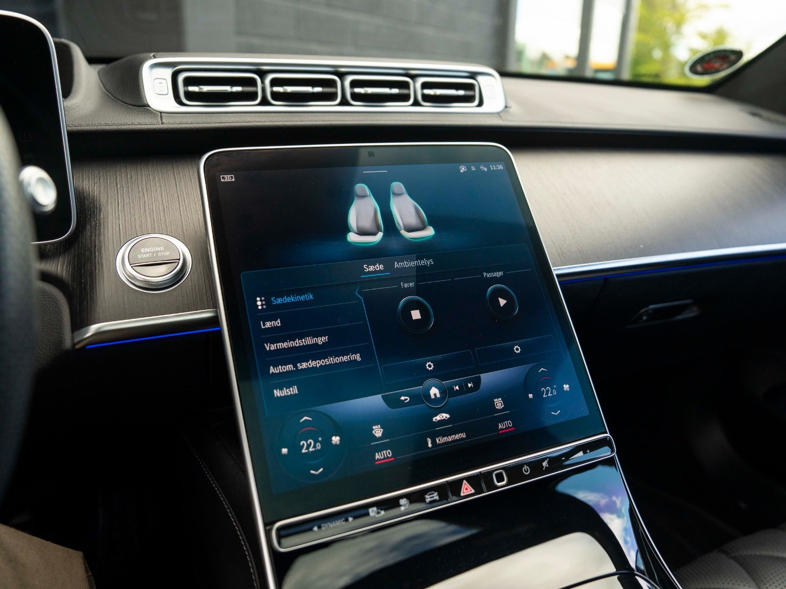 Sort Mercedes S580 e fra 2022
