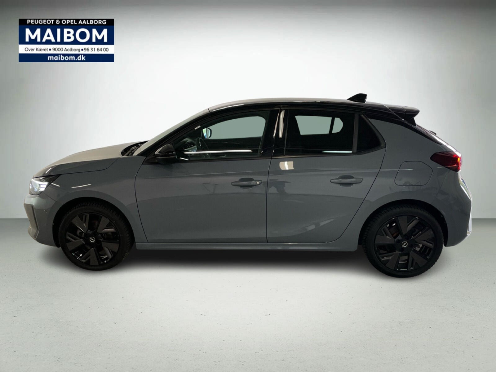 Grå Opel Corsa-e fra 2025