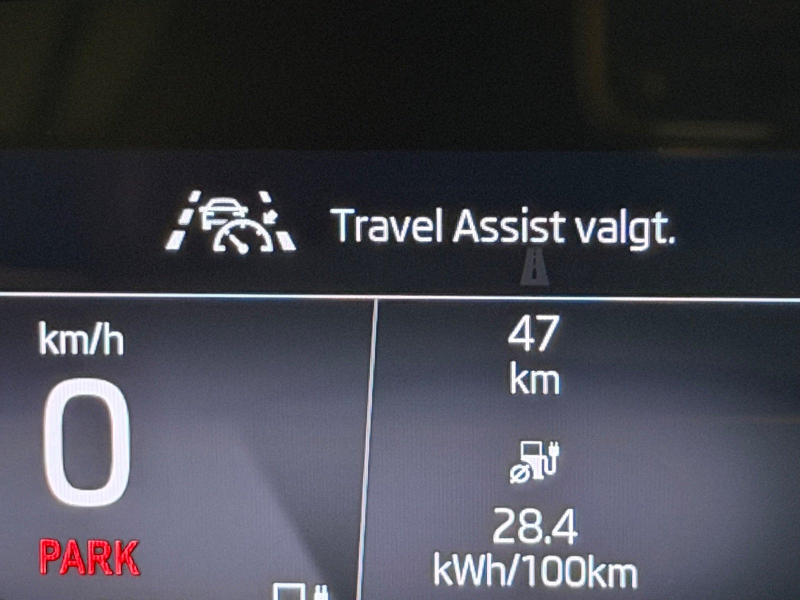 Rød Skoda Enyaq fra 2022