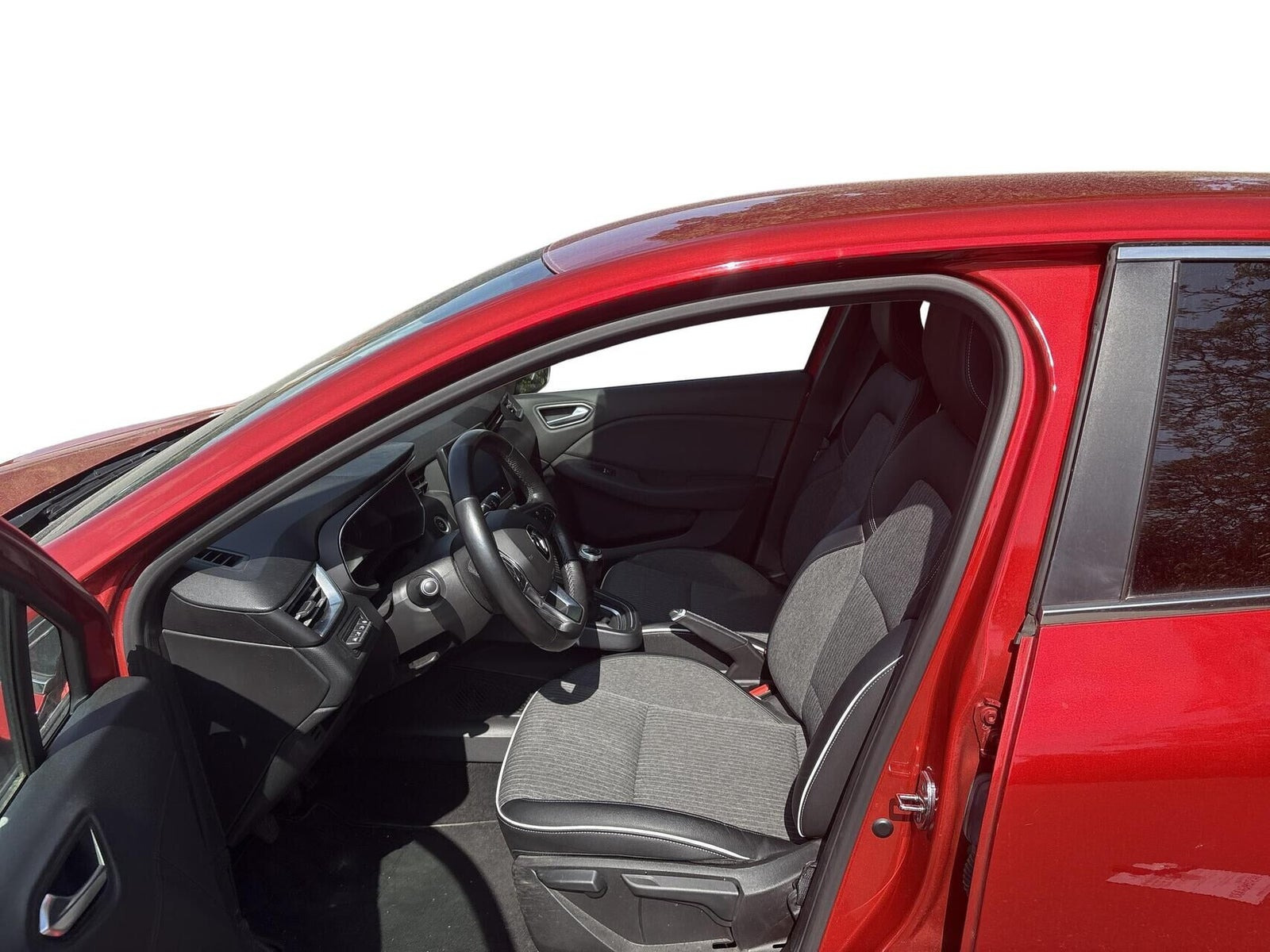 Rød Renault Clio V fra 2020