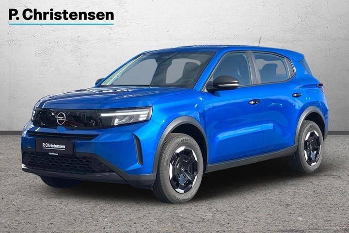 Blå Opel Frontera fra 2025 set udefra