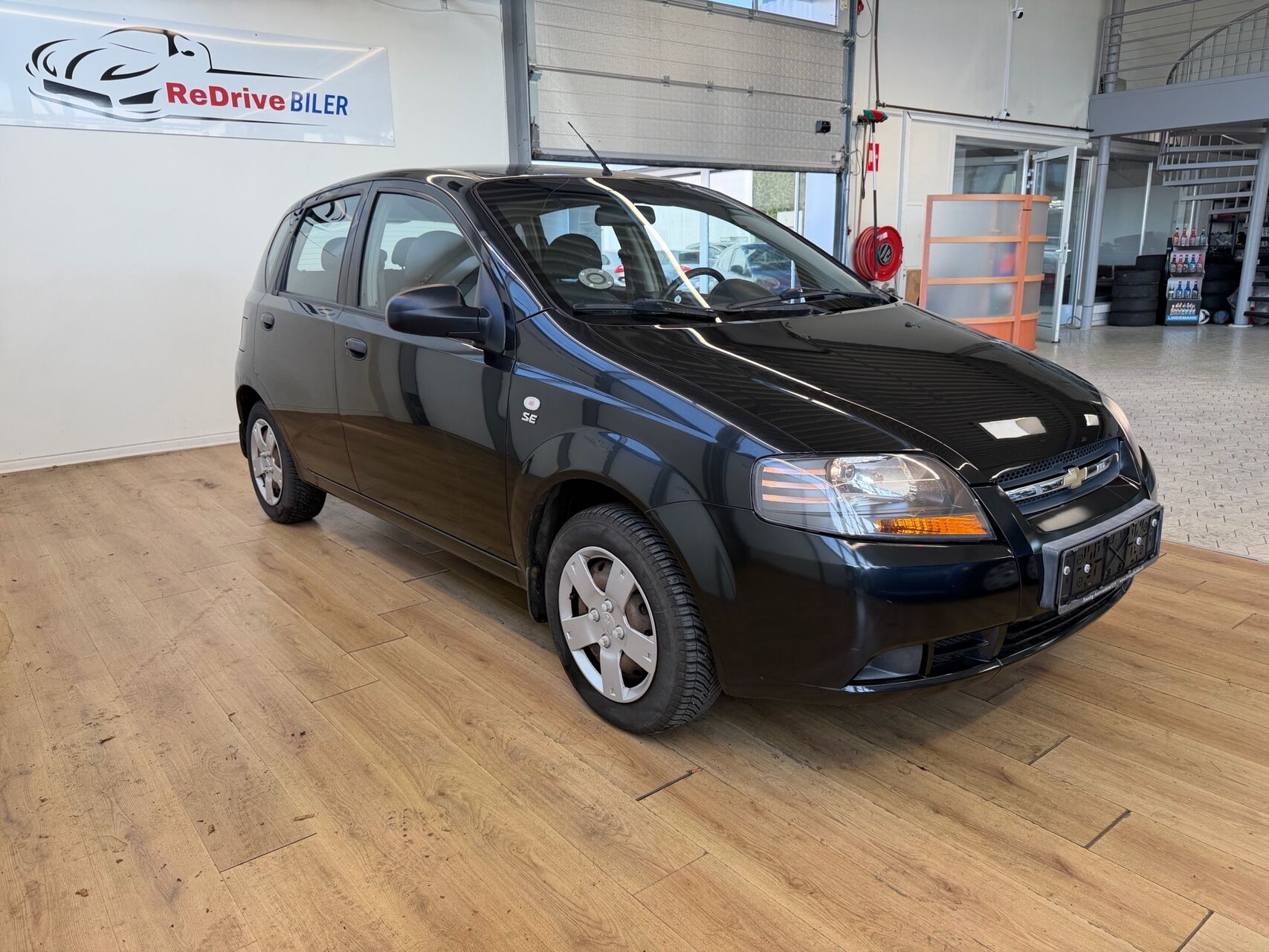 Sort Chevrolet Kalos fra 2008