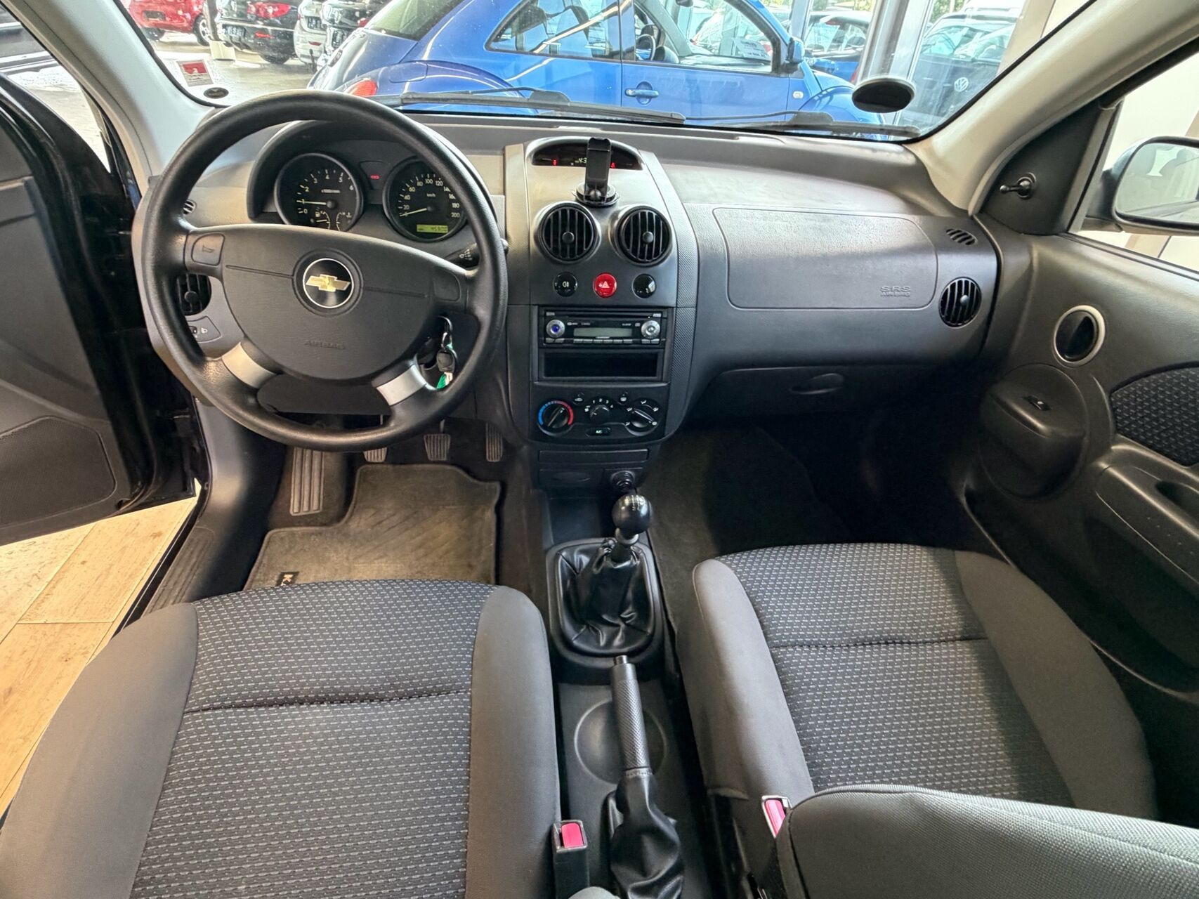 Sort Chevrolet Kalos fra 2008