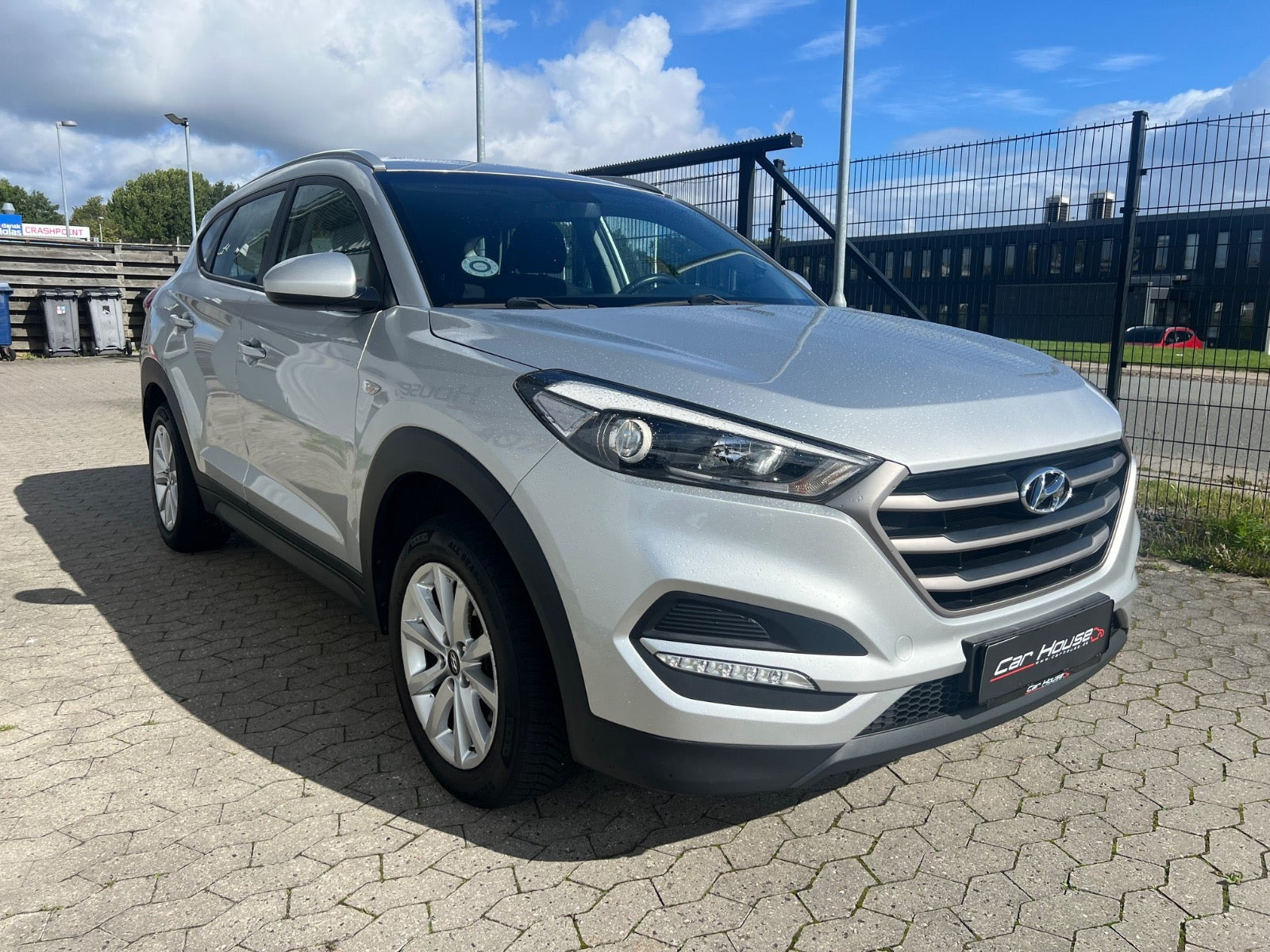 Sølv Hyundai Tucson fra 2017