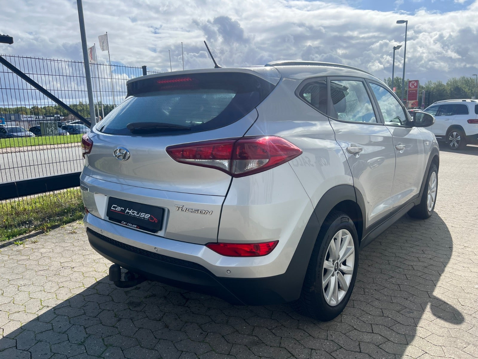 Sølv Hyundai Tucson fra 2017
