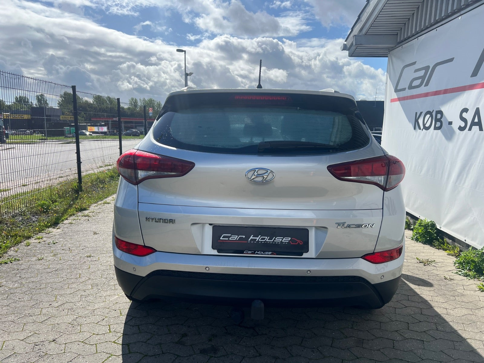 Sølv Hyundai Tucson fra 2017