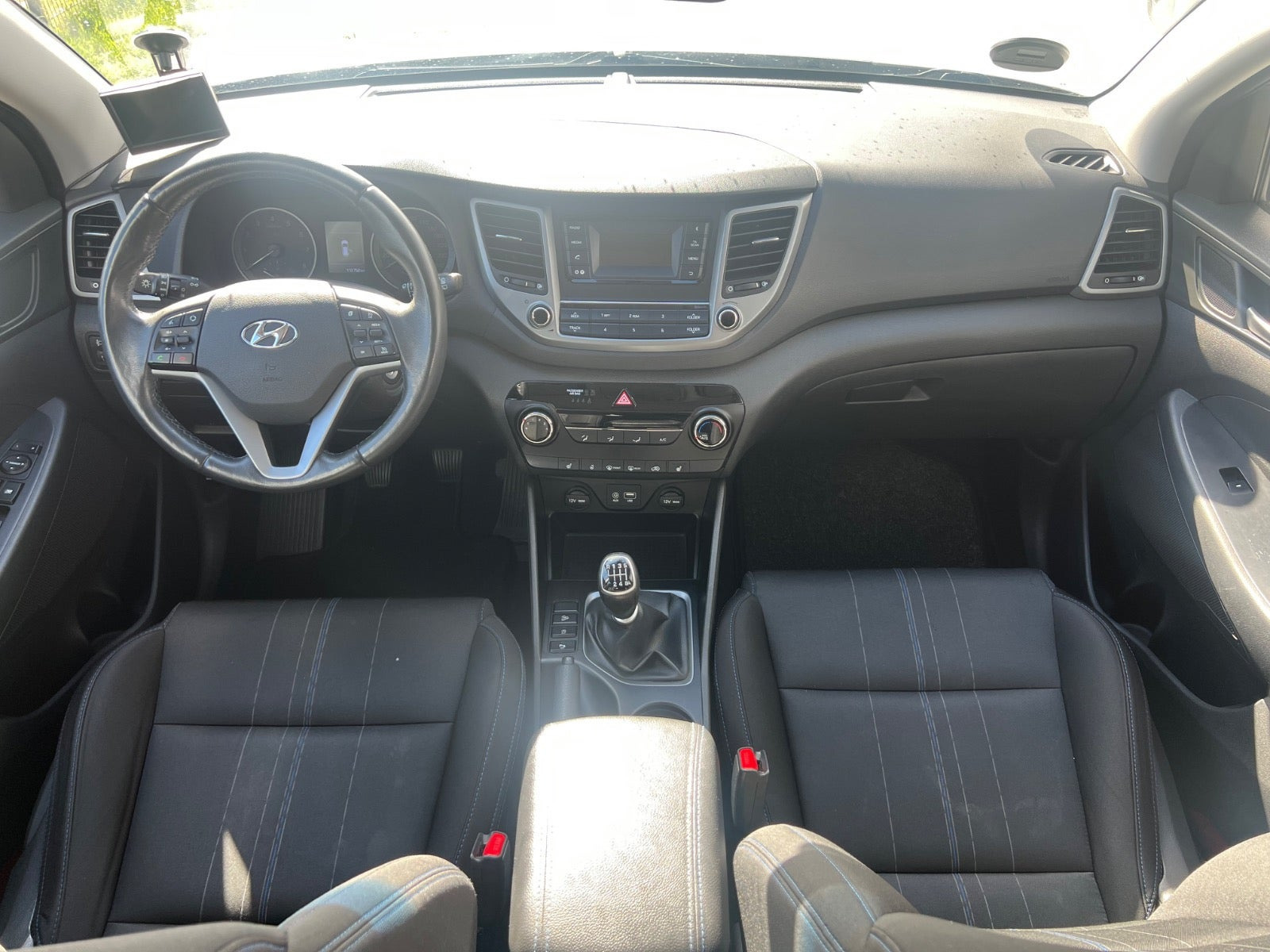 Sølv Hyundai Tucson fra 2017