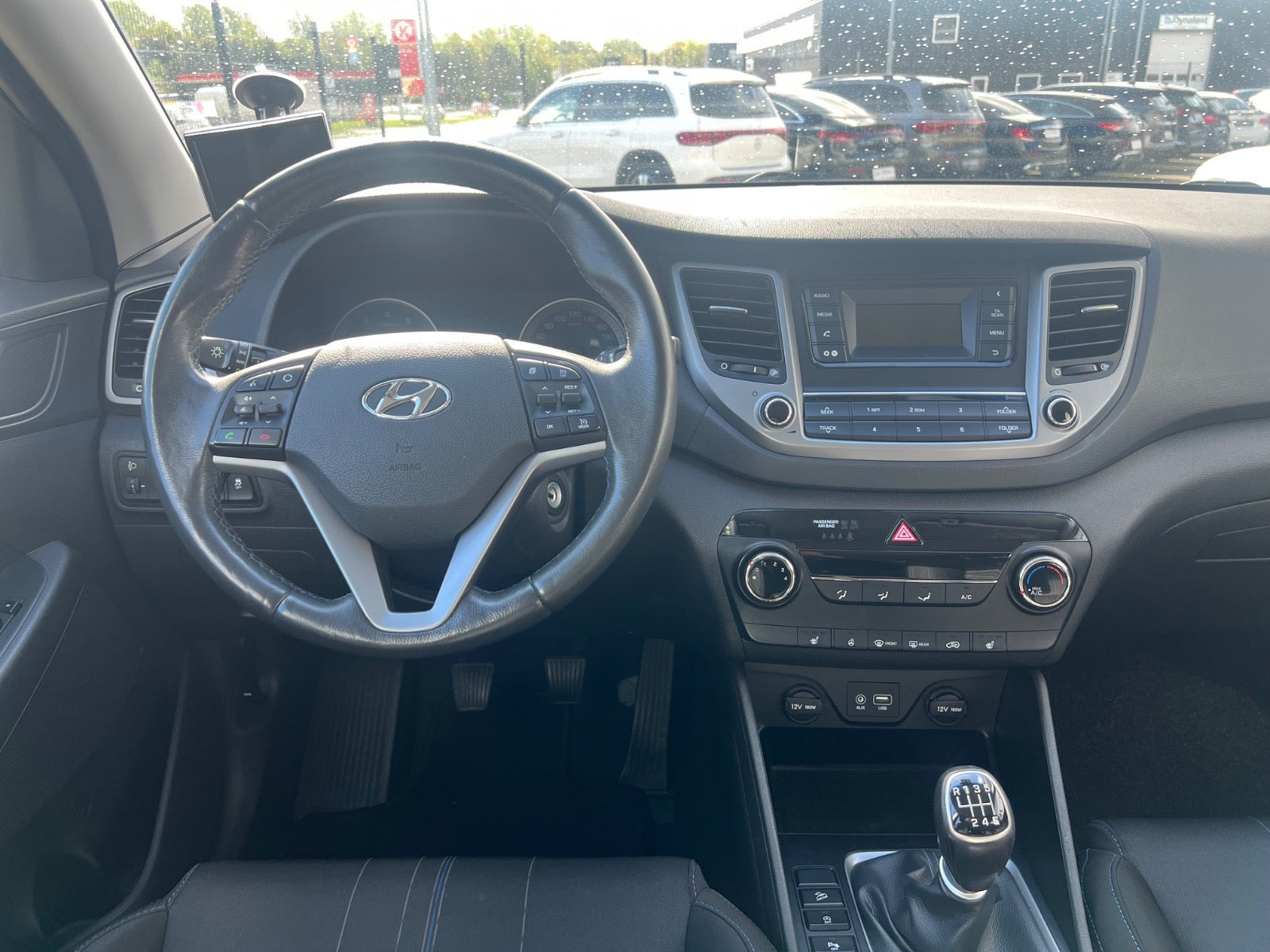 Sølv Hyundai Tucson fra 2017