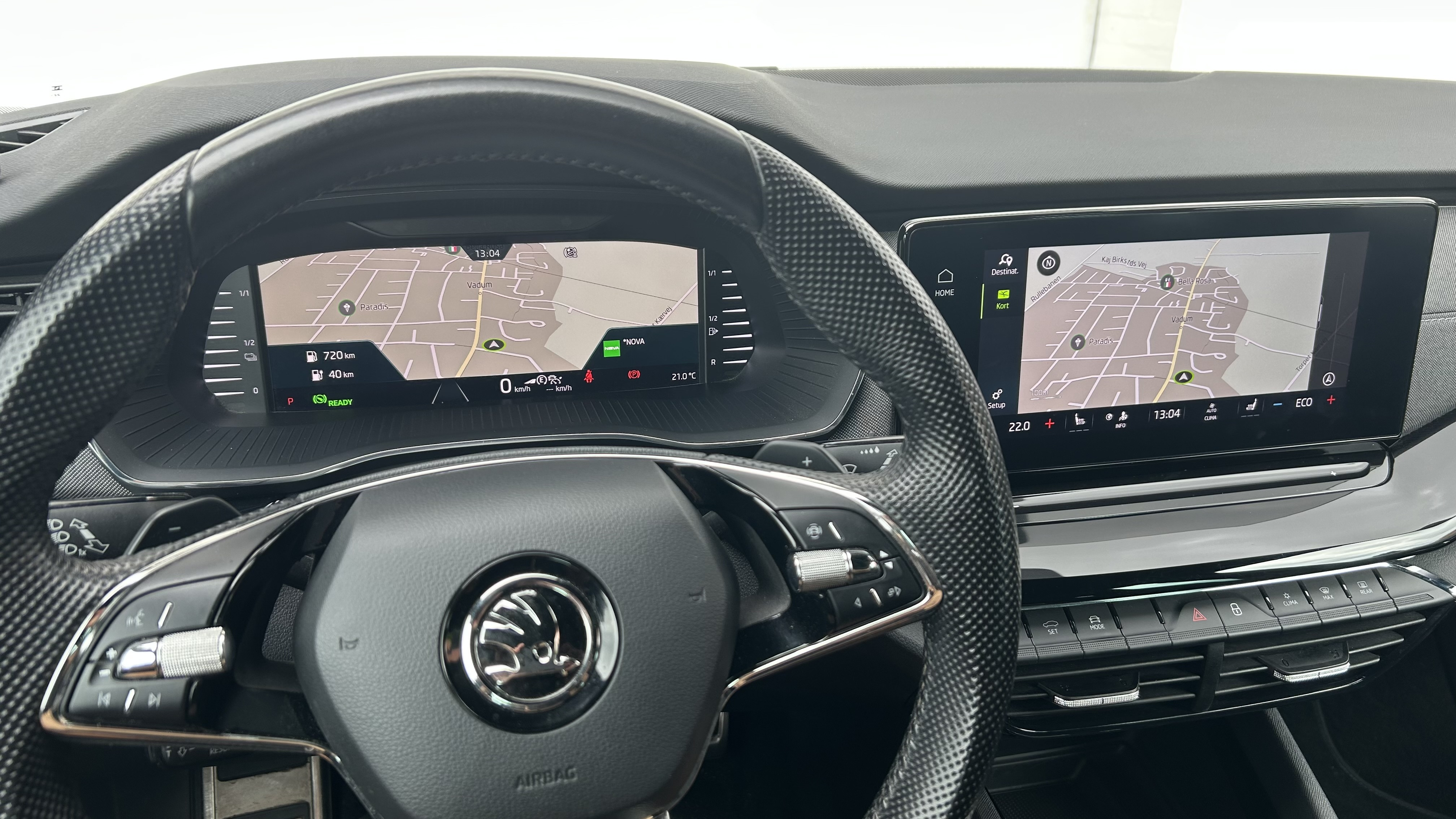 Sort Skoda Octavia fra 2022