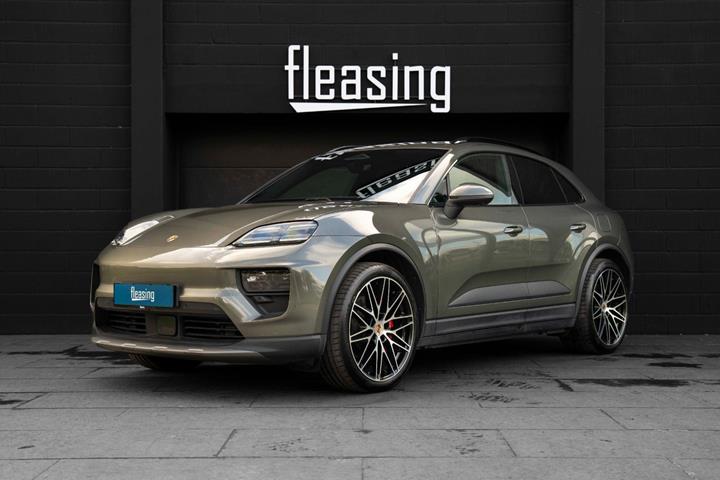 Grøn Porsche Macan 4S fra 2025