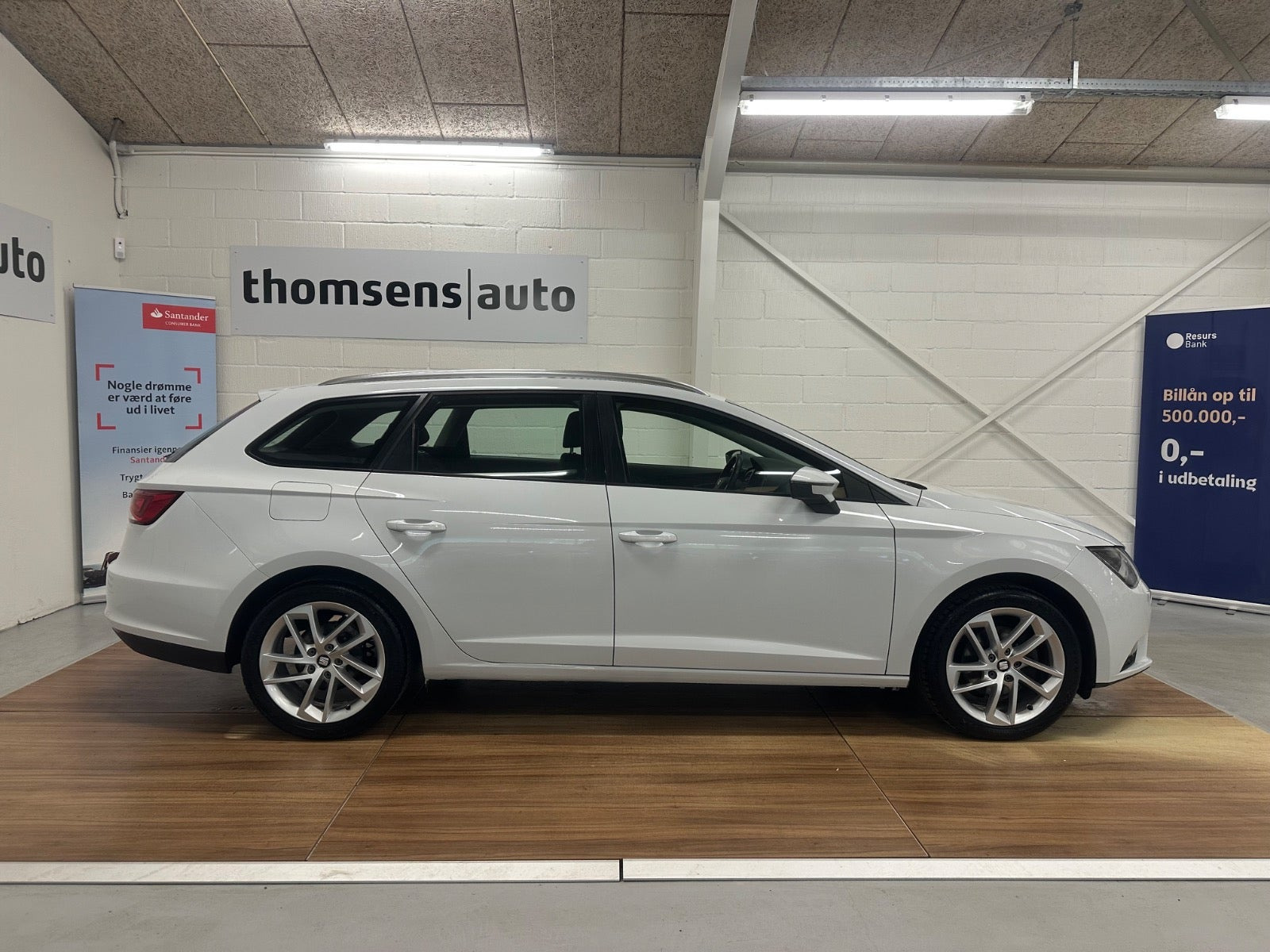 Hvid Seat Leon fra 2015
