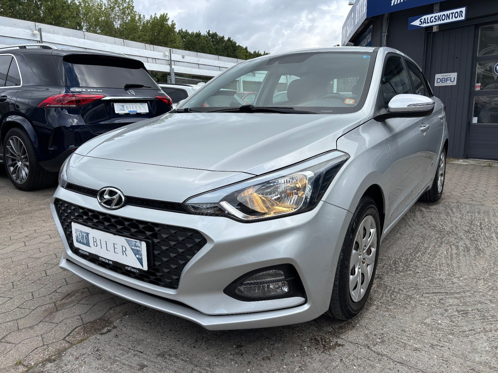 Hvid Hyundai i20 fra 2018