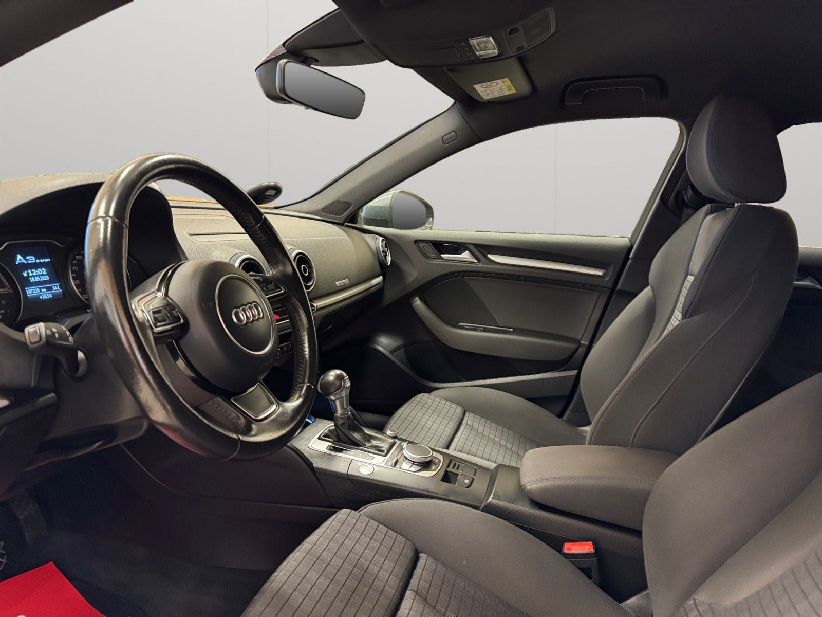 Sort Audi A3 fra 2015