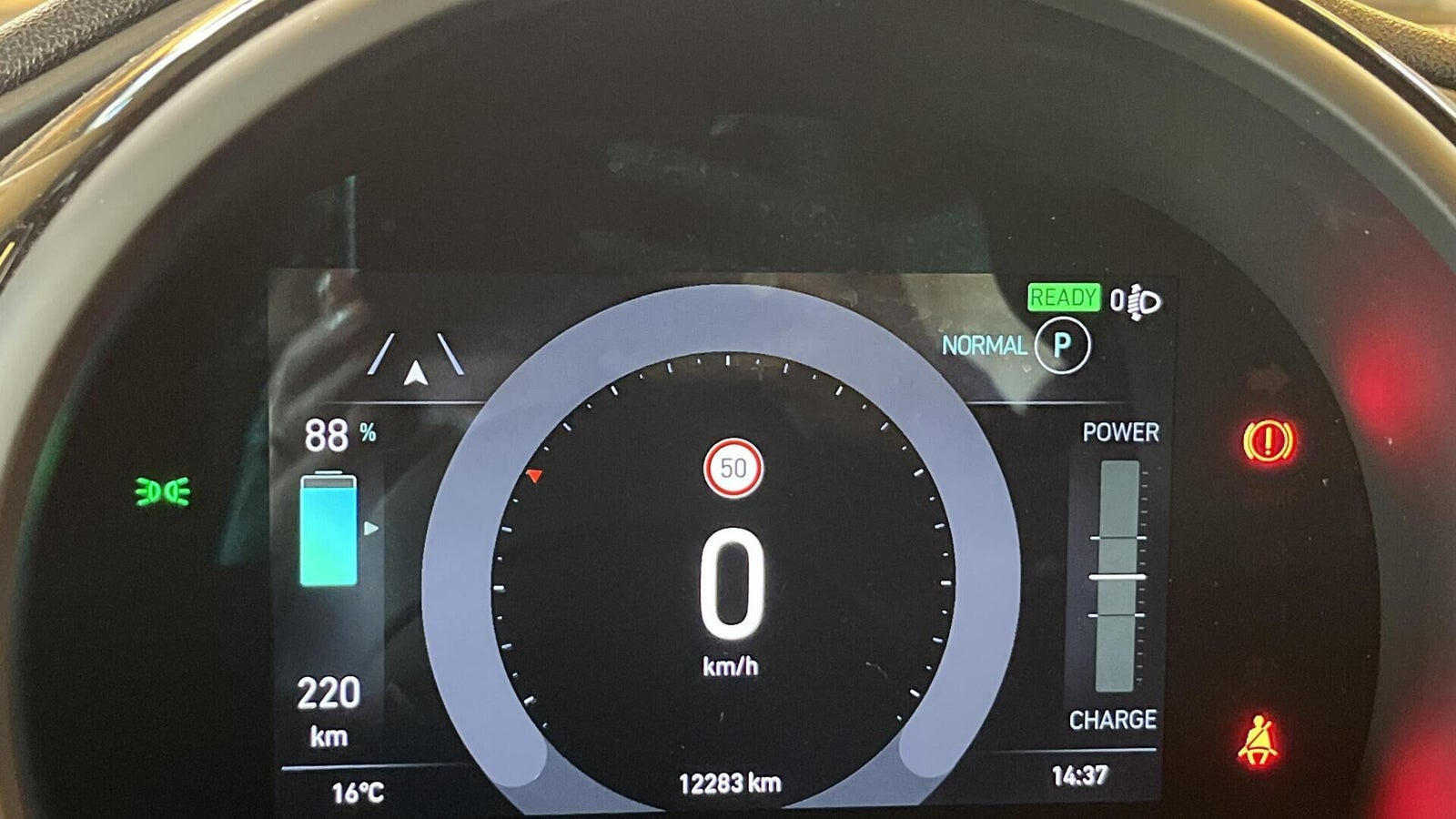 Sort Fiat 500e fra 2024