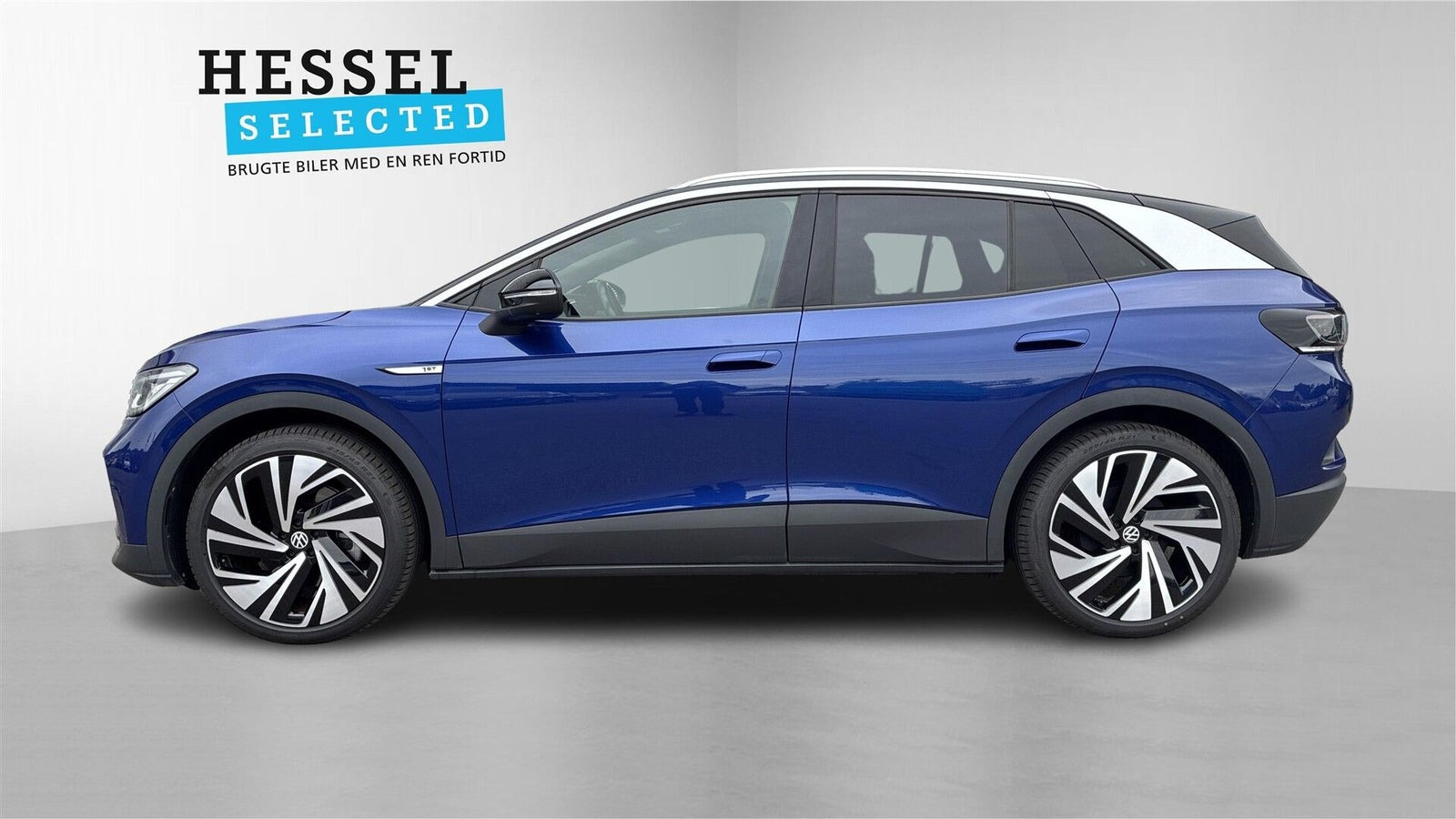 Blå VW ID.4 fra 2021