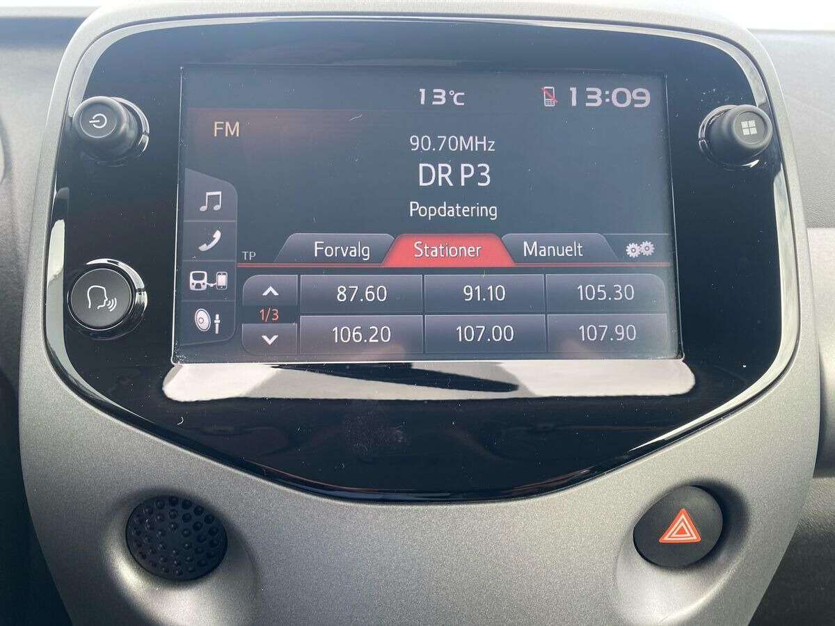 Sort Toyota Aygo fra 2020