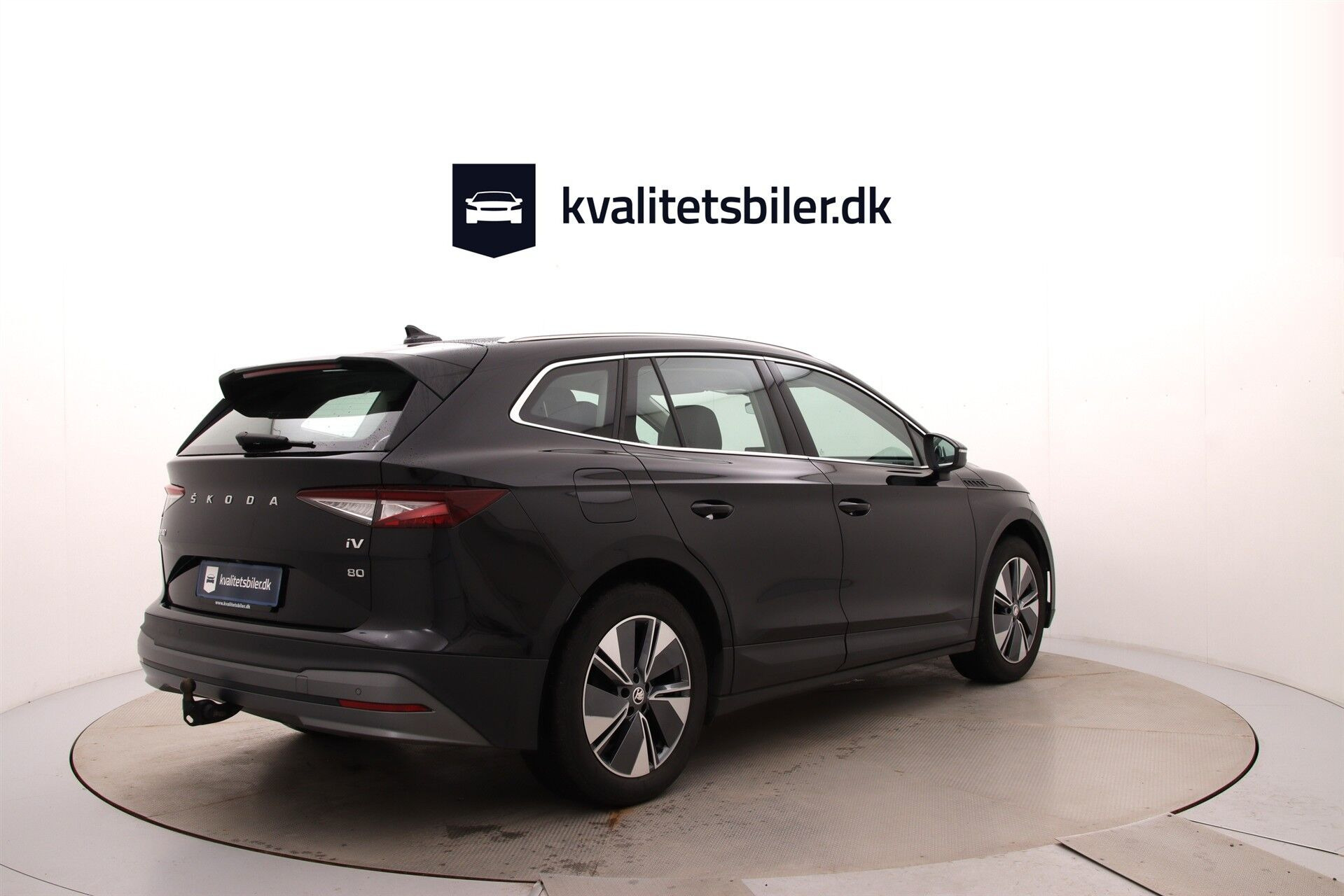 Sort Skoda Enyaq fra 2023