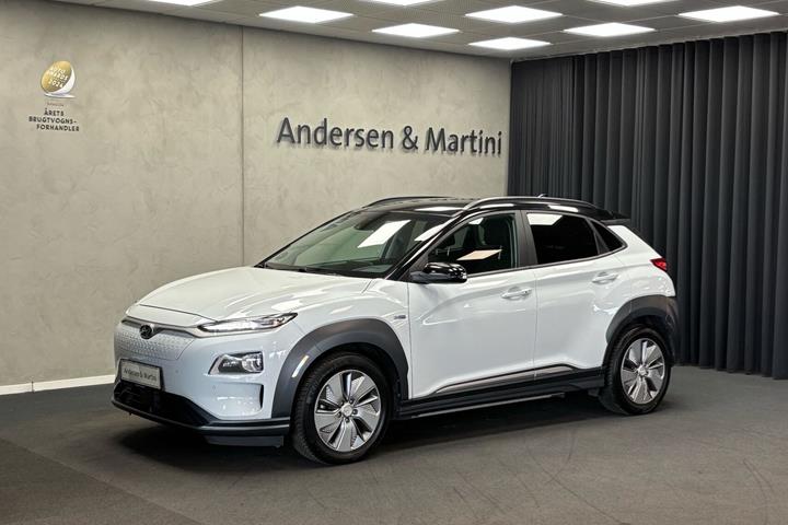 Hvid Hyundai Kona fra 2020