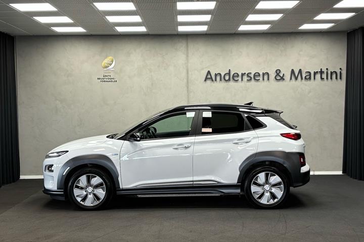 Hvid Hyundai Kona fra 2020