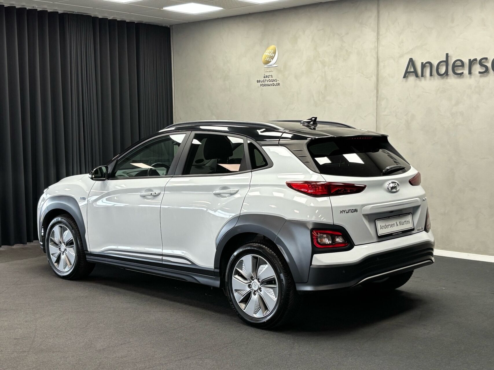 Hvid Hyundai Kona fra 2020