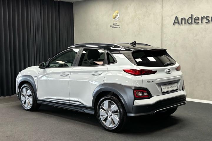 Hvid Hyundai Kona fra 2020