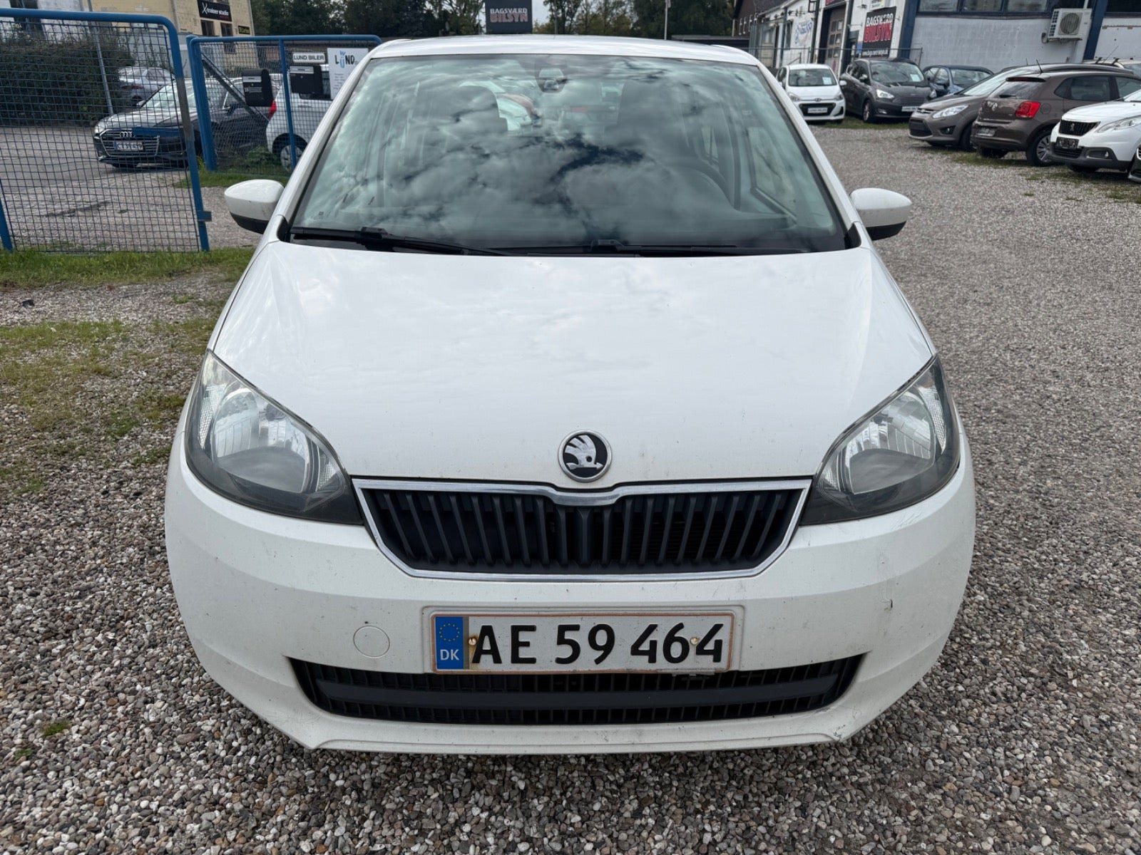 Hvid Skoda Citigo fra 2013