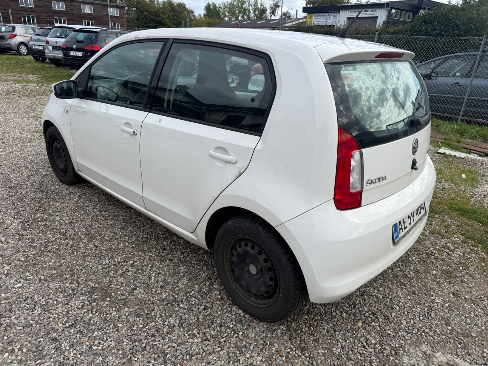 Hvid Skoda Citigo fra 2013