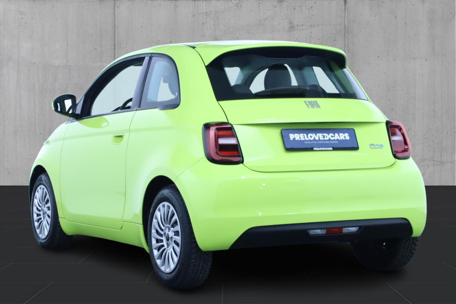 Gul Fiat 500e fra 2024