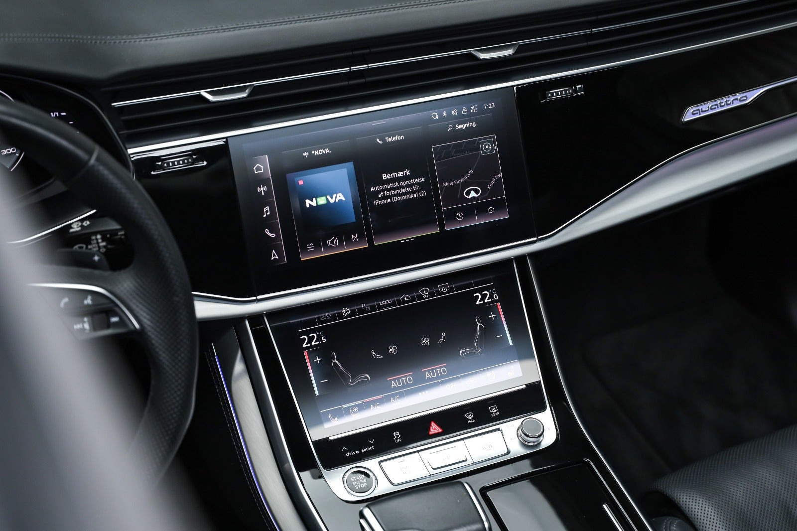 Sort Audi Q7 fra 2021