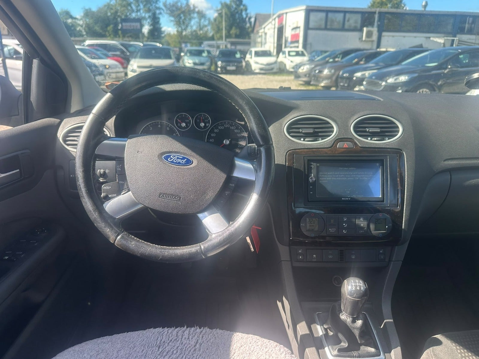 Grøn Ford Focus fra 2006