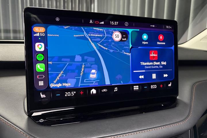 Sort Skoda Enyaq fra 2021