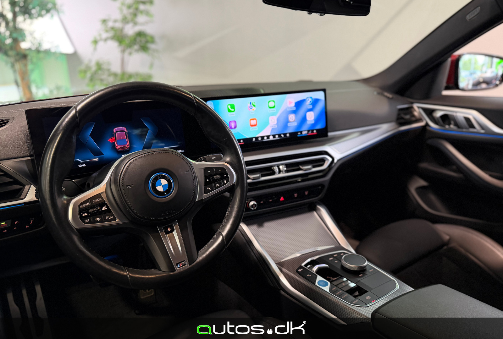 Rød BMW i4 fra 2023