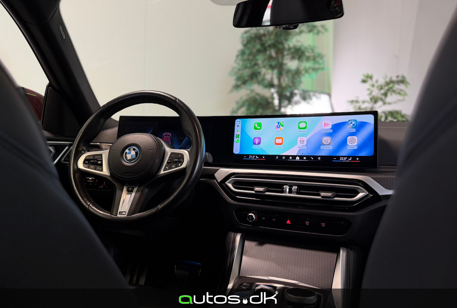 Rød BMW i4 fra 2023