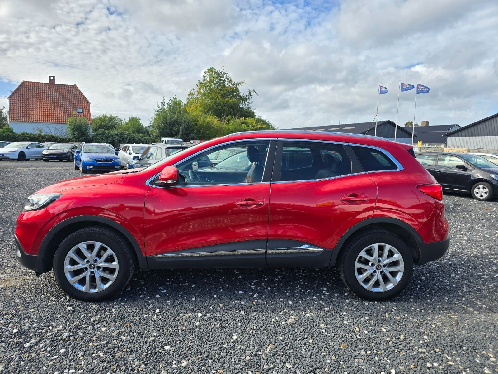 Rød Renault Kadjar fra 2018