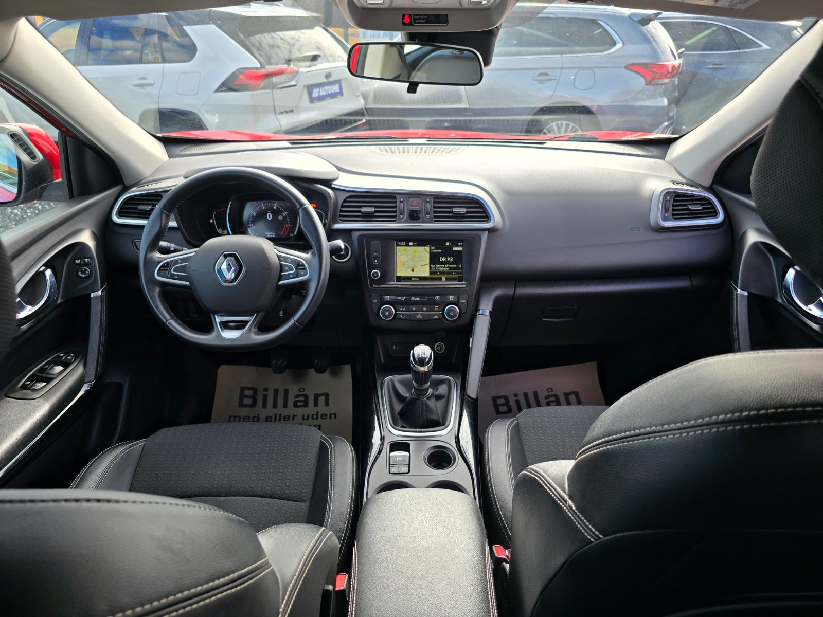 Rød Renault Kadjar fra 2018