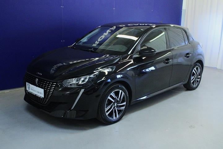 Sort Peugeot 208 fra 2023