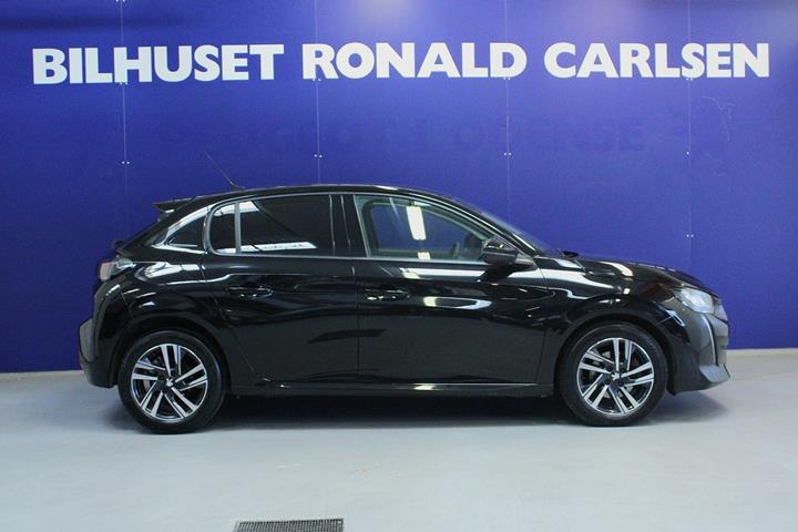 Sort Peugeot 208 fra 2023