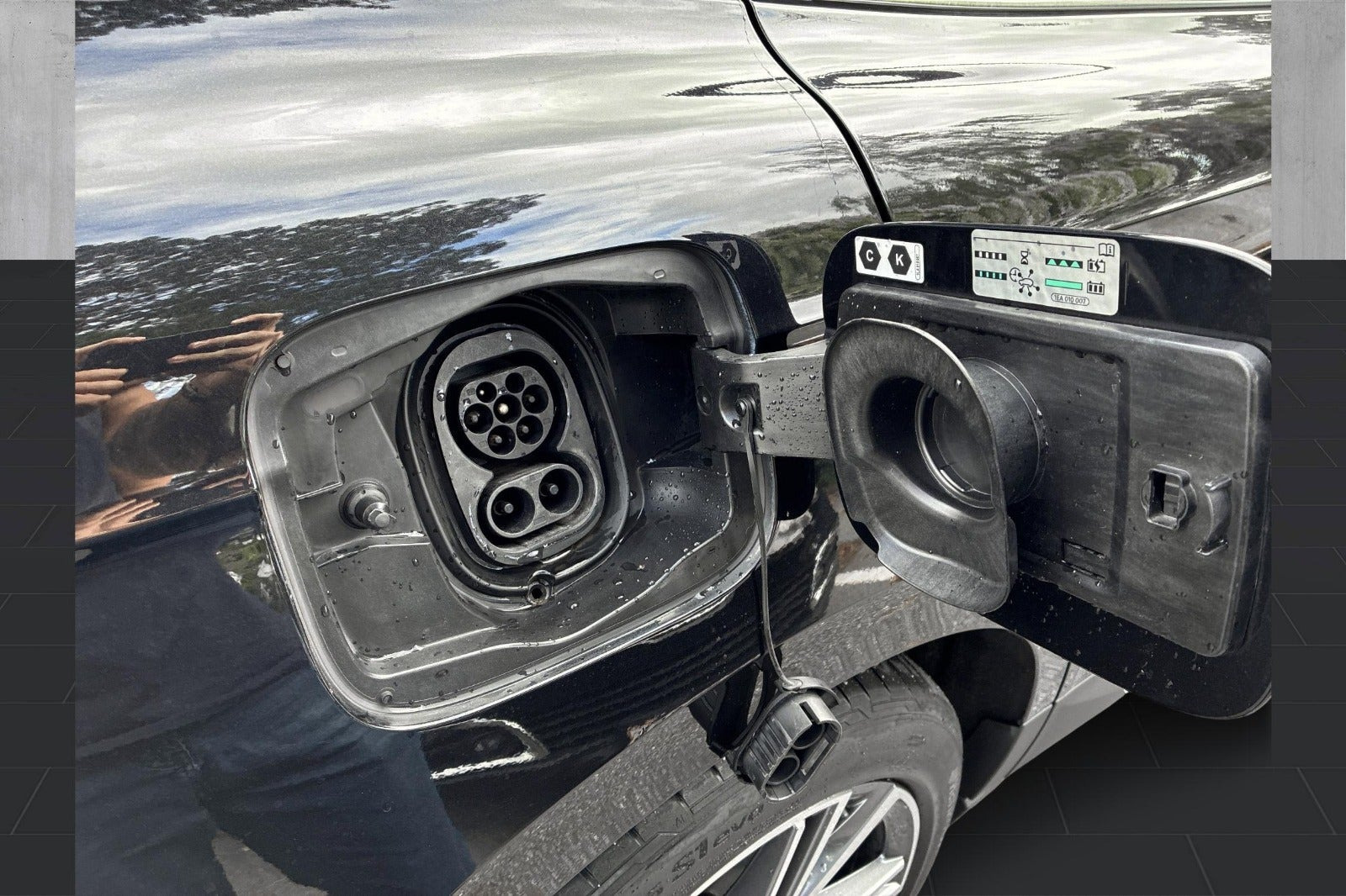 Sort Skoda Enyaq fra 2022